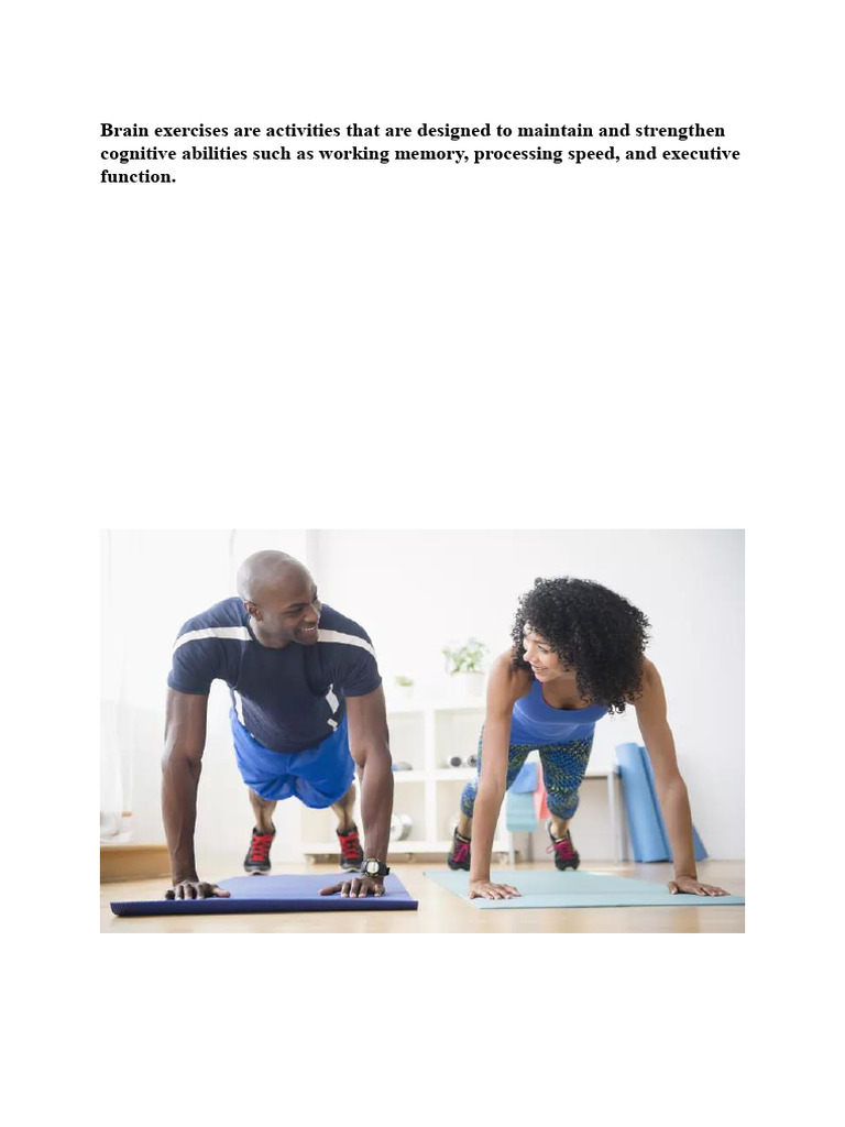 7 Exercises to Boost Brain Health | PDF | Memory | Mind