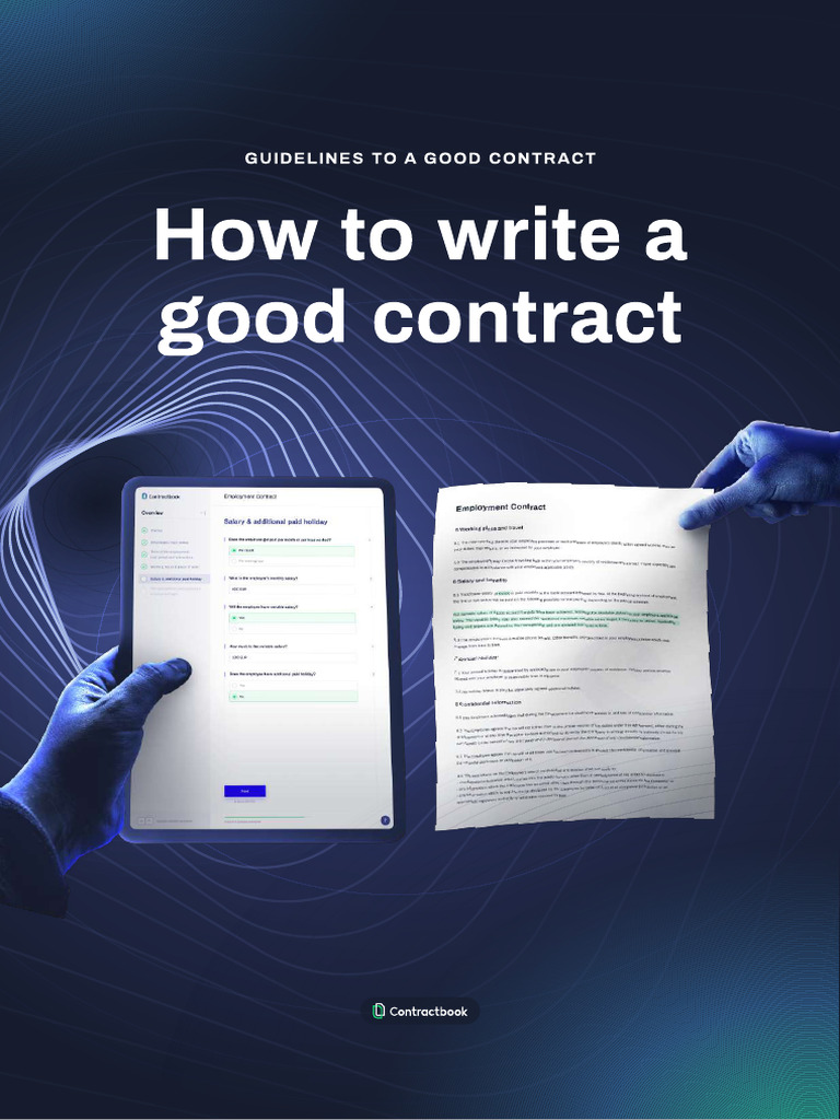 Guidelines for Writing a Good Contract | PDF | Justice | Crime & Violence