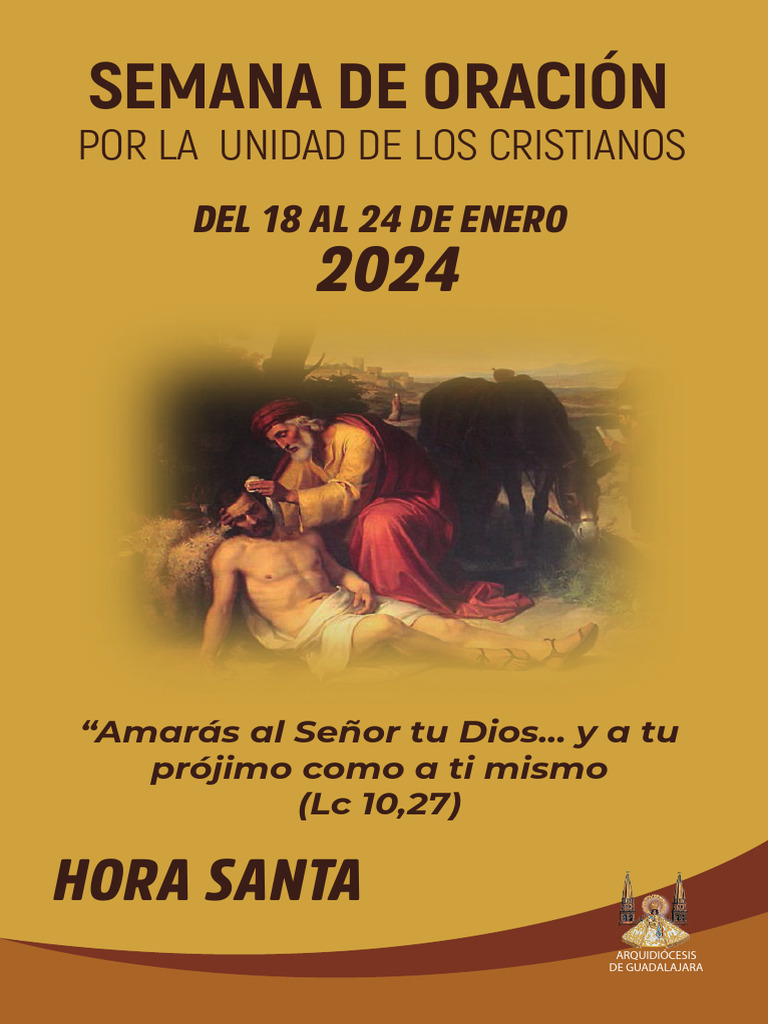 Hora Santa 2024: Unidad de Cristianos | PDF