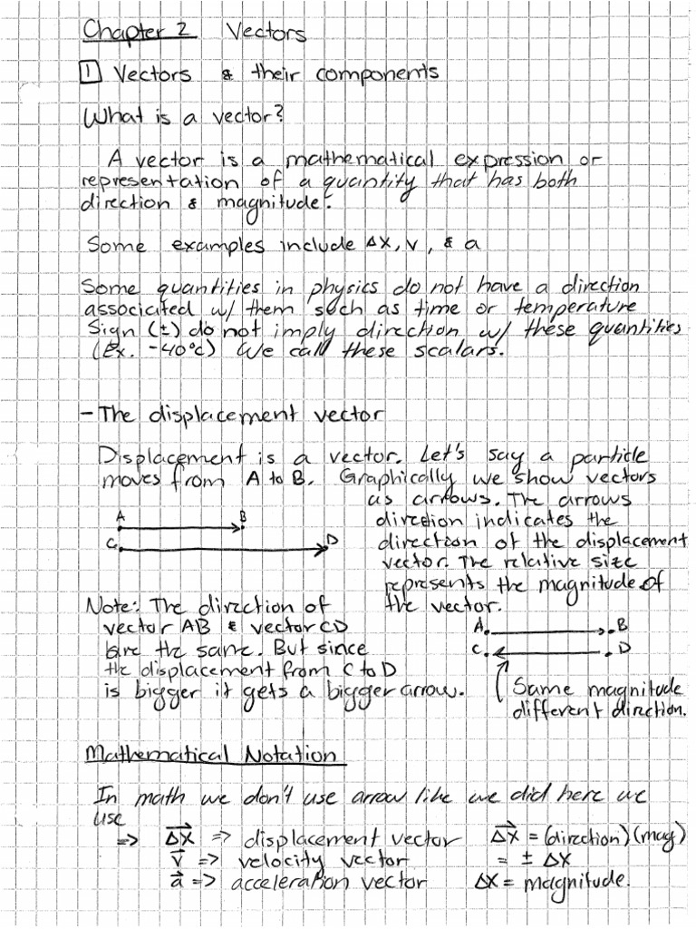 Vectors Pdf