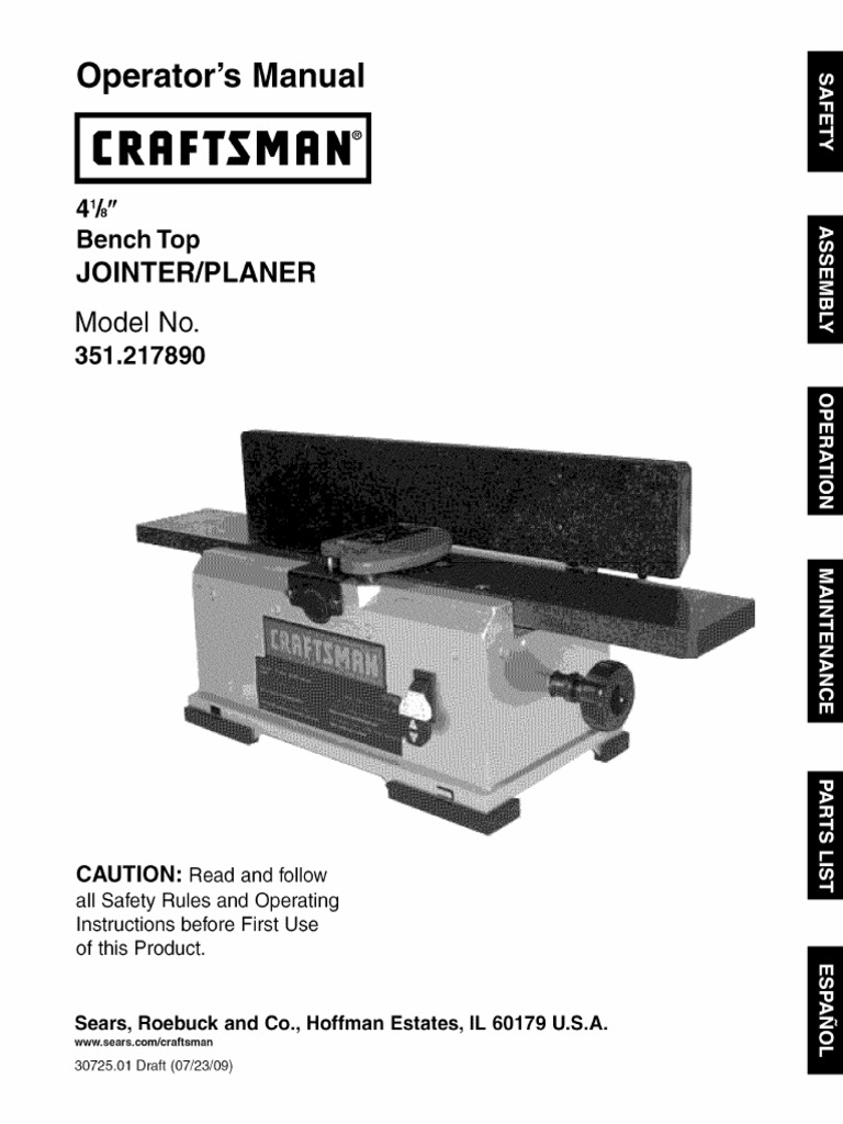 Craftsman 351.217890 | PDF | Fuse (Electrical) | Manufactured Goods