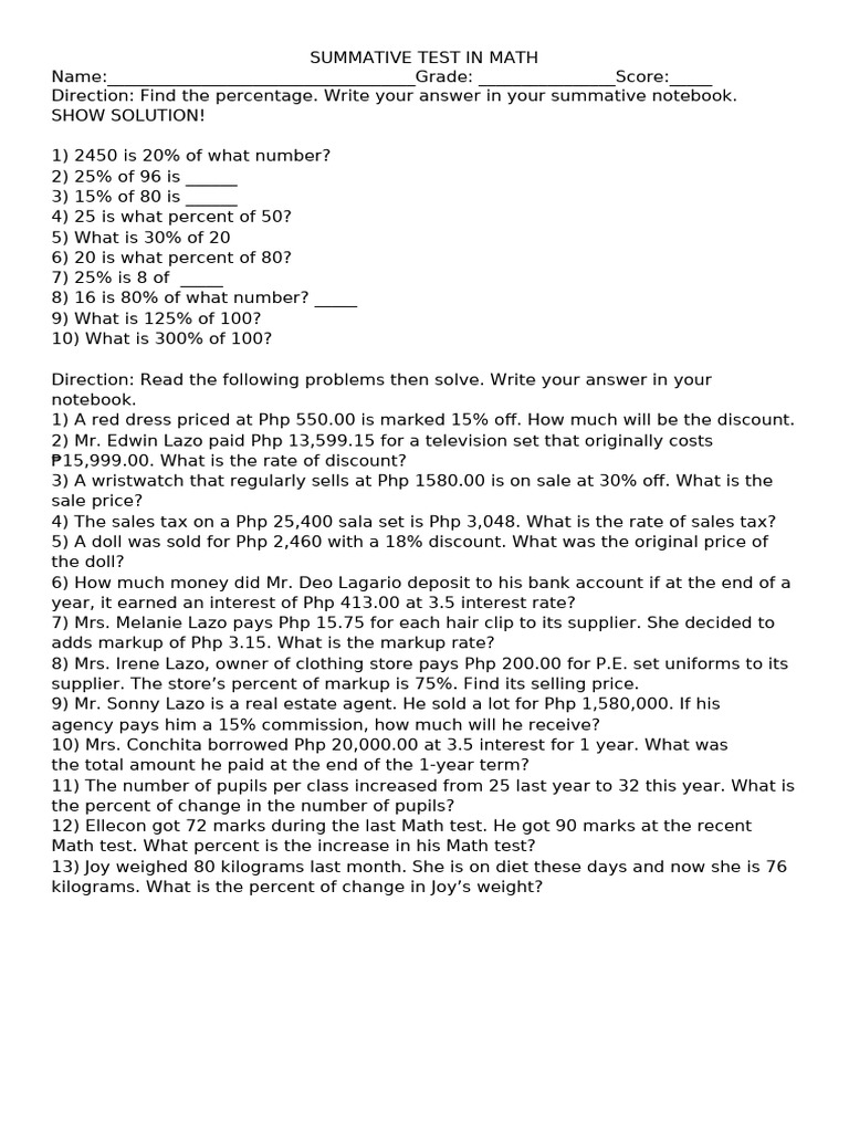 Math Week 3 and 4 q2 | PDF