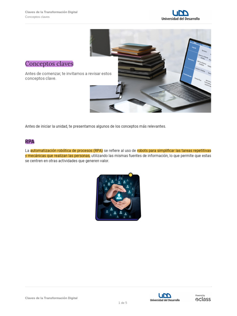 Claves de La Transformacion Digital Conceptos Claves | PDF | El ...