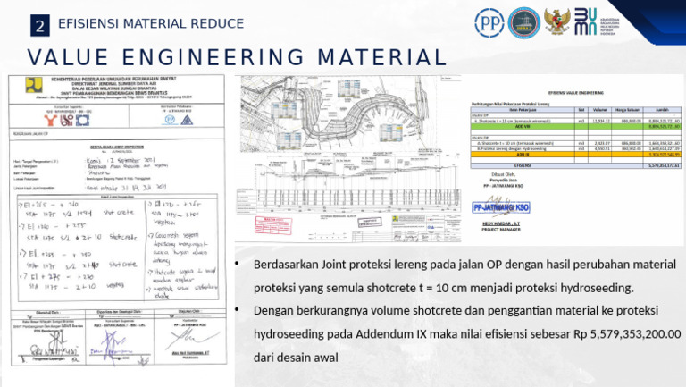 PPT VALUE ENGINEERING MATERIAL REDUCE | PDF