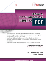 Legal & Documentation Issues For Sukuk