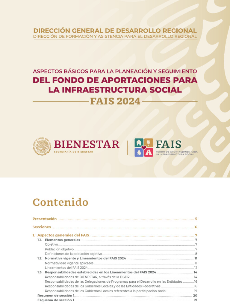Guía Completa del FAIS 2024: Normas y Procesos PDF Planificación