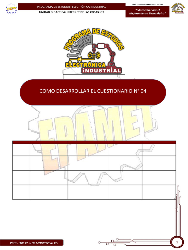 Tarea N 4 | PDF | Internet de las Cosas | Informática