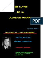 Seis Llaves de La Oclusion Normal.