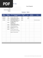 Driver's Time Record Sheet Template | PDF