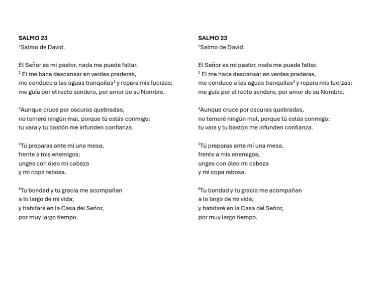 Salmo 23 Pdf