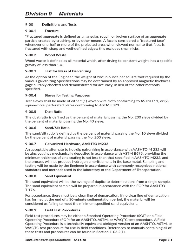 Division 9 | PDF | Cement | Concrete