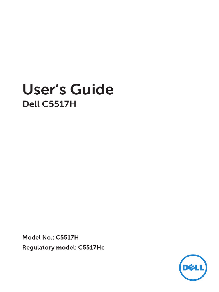 Dell Monitor Manual | PDF | Usb | Computer Monitor