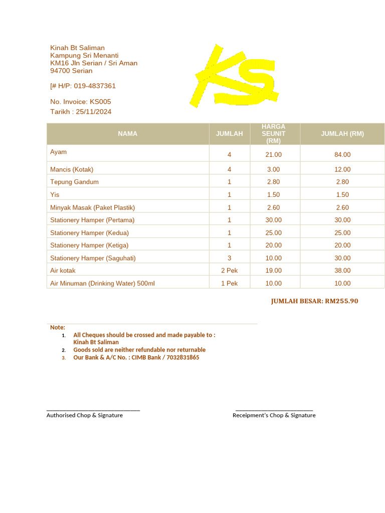 Invoice RMT | PDF
