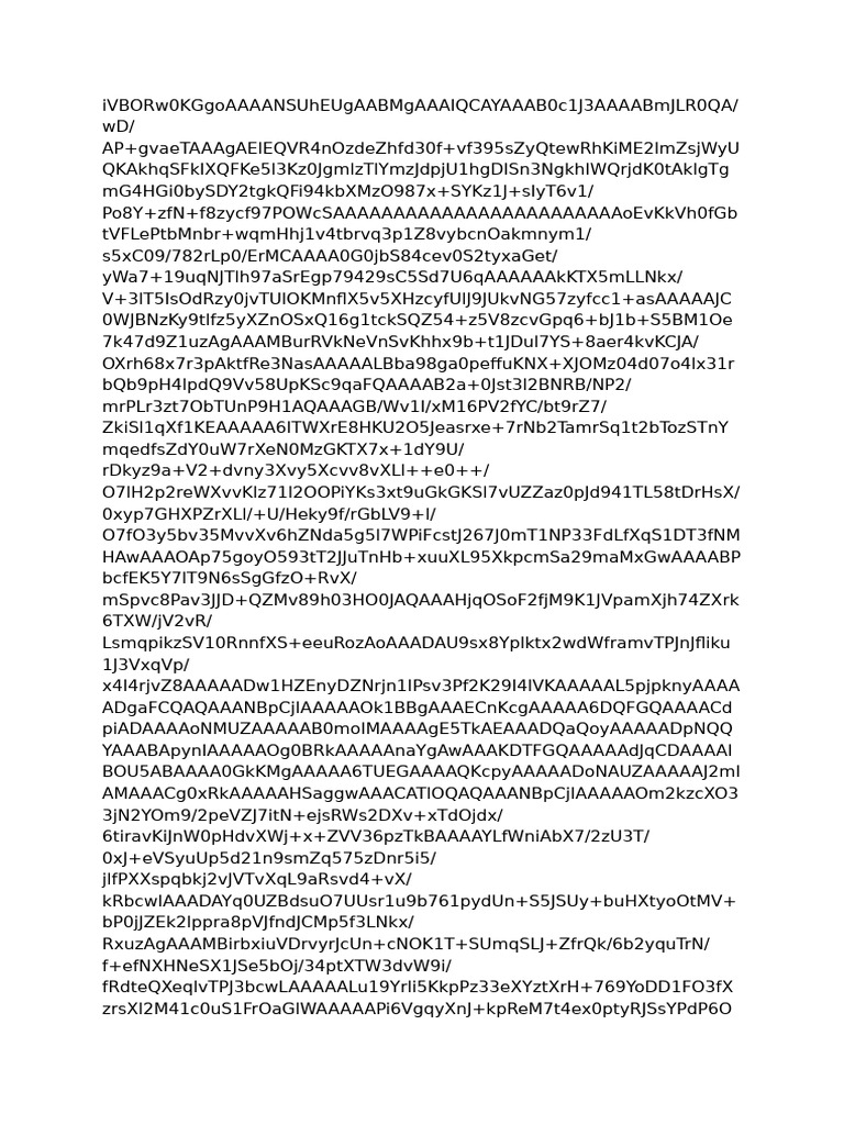 Base64 Image Data Representation | PDF