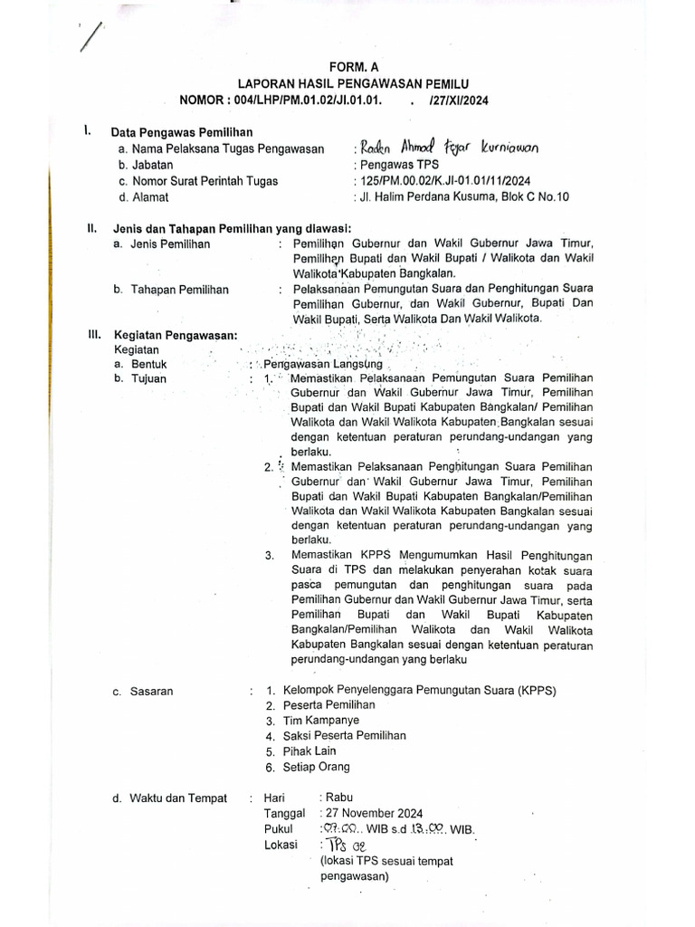 Form A TPS 2 | PDF