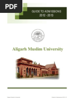 Download Guide to Admissions 2012-13 AMU by Syed Asad SN80521160 doc pdf