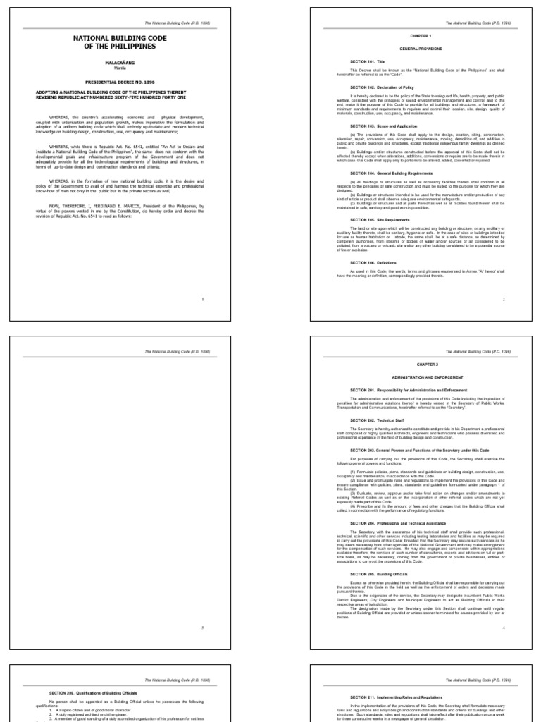 National Building Code of the Philippines | PDF | Wall | Building