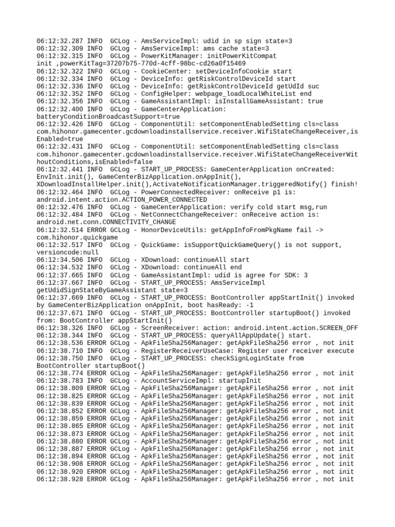 GameCenter Application Log Analysis | PDF | Computer Data | Network ...