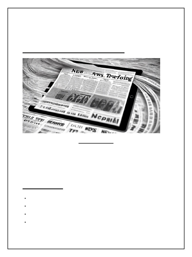 Newspaper Report Meaning