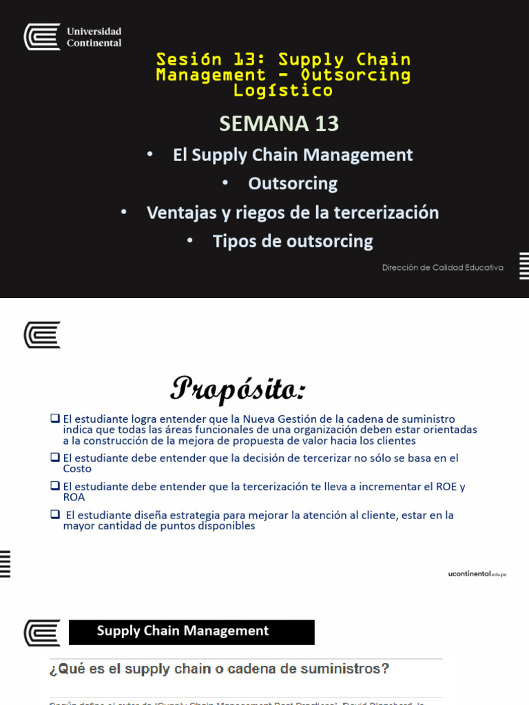 Outsourcing en Supply Chain Management | PDF | Outsourcing | Cadena de ...