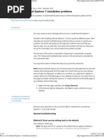 Micro Internet Explorer Could Not Be Installed