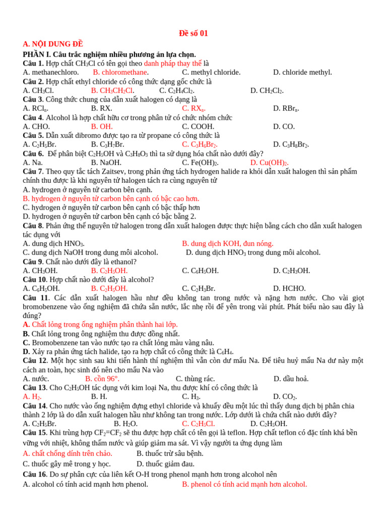 ĐỀ KIỂM TRA CHUONG 5. HS | PDF