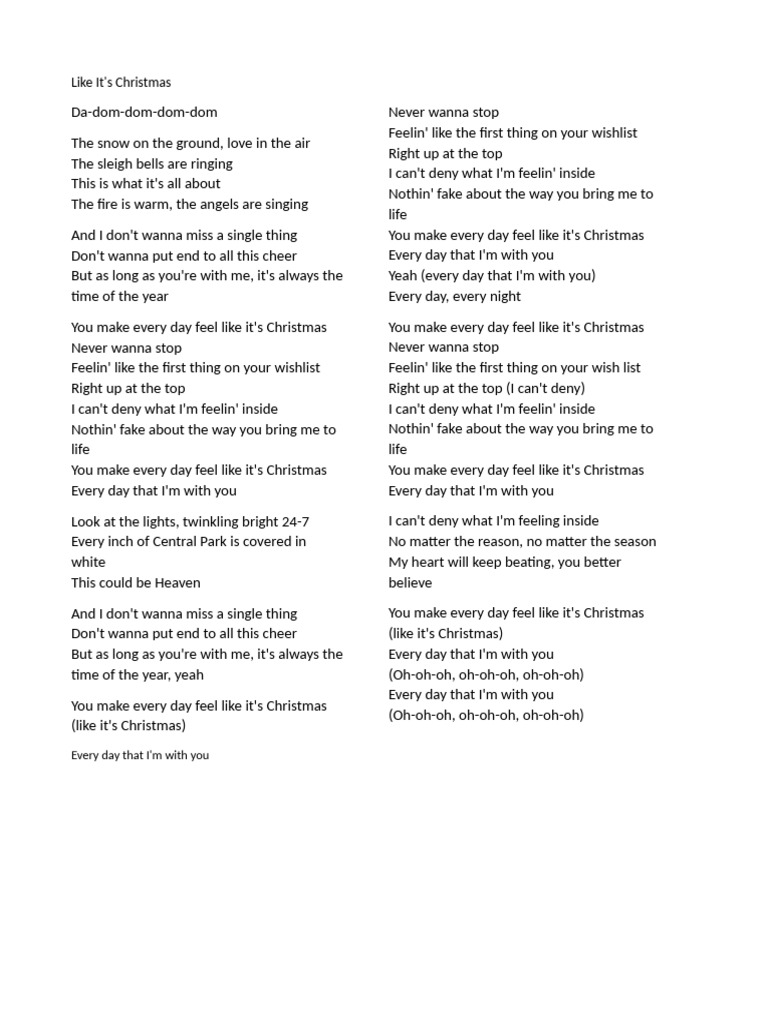 Its the truth ruth its christmas