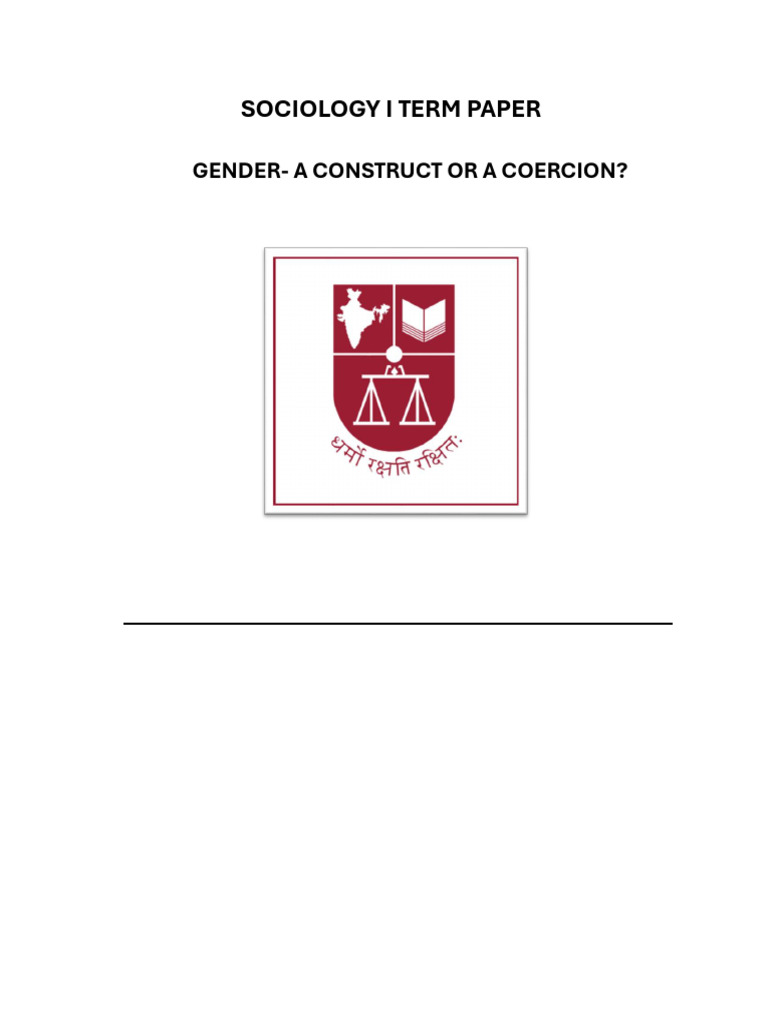 Gender | PDF | Gender | Gender Studies
