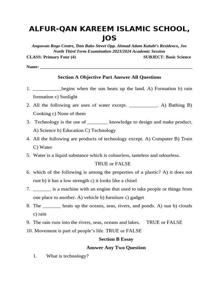 BASIC 4 | PDF | Prophets And Messengers In Islam