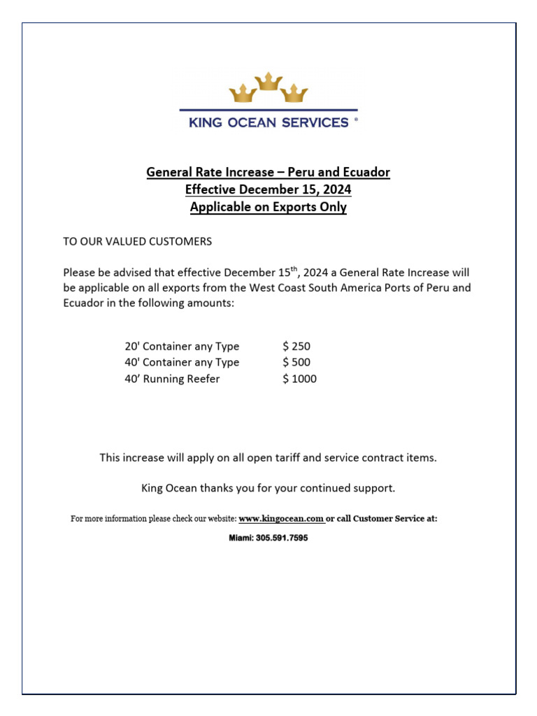 General Rate Increase Pe Ec Dec 15 | PDF