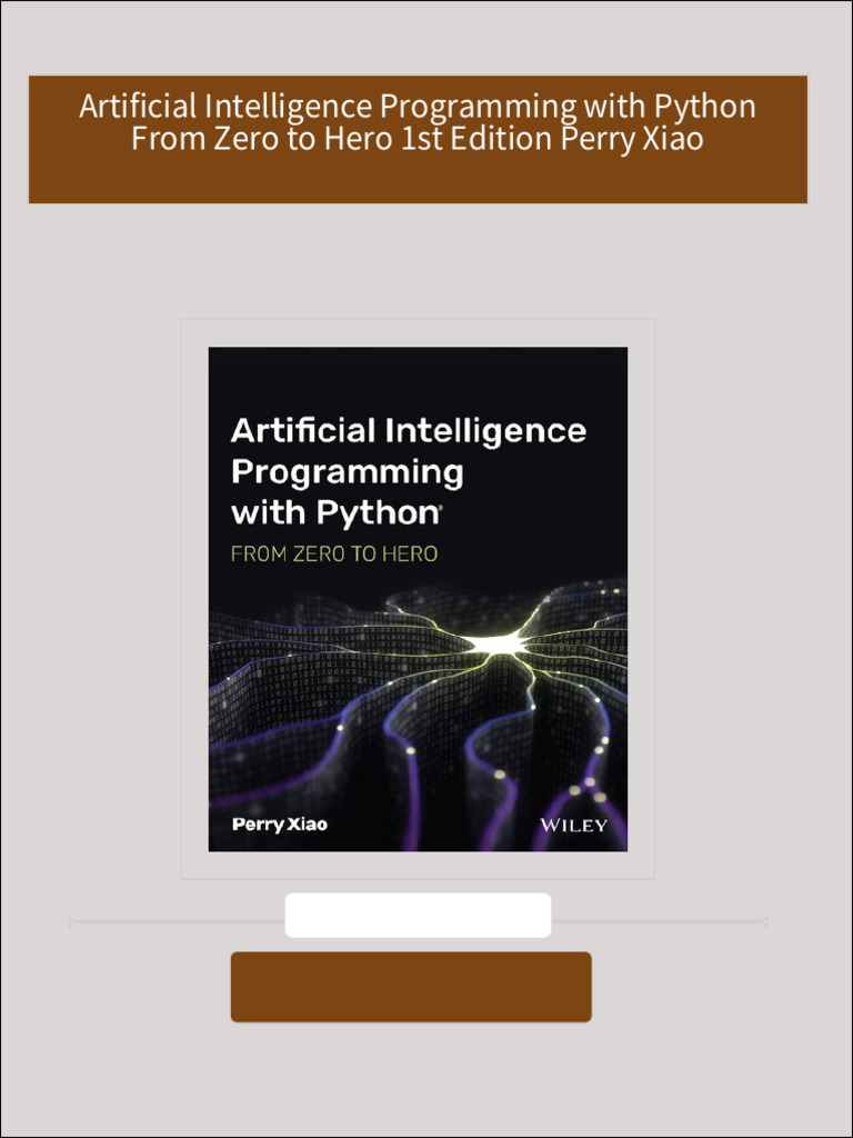 Complete Download Artificial Intelligence Programming with Python From ...