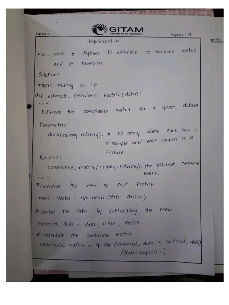 ML Exp 3,4 | PDF