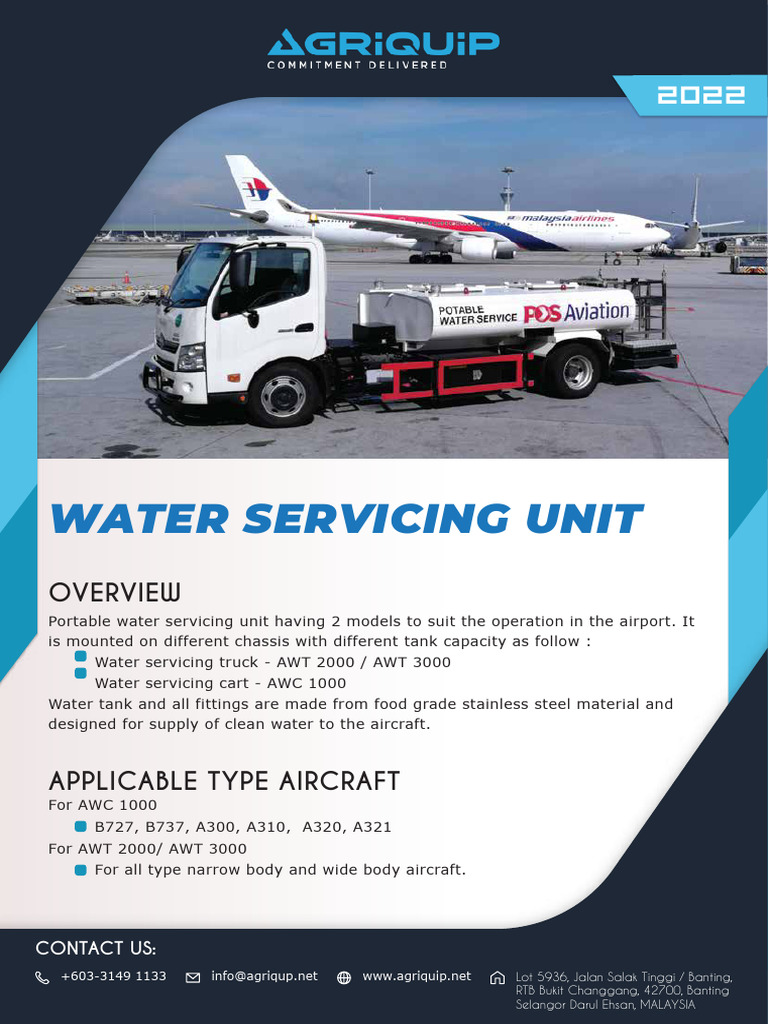 Water Servicing Unit | PDF | Vehicles | Manufactured Goods