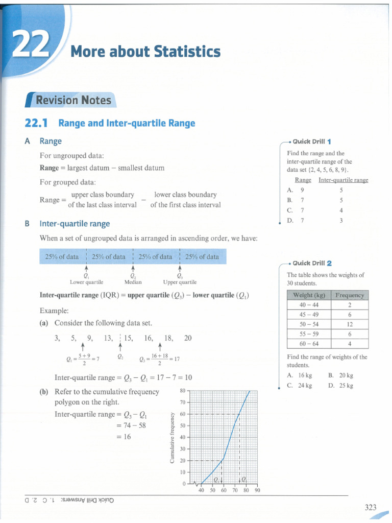 Ch.22 More About Statistics | PDF