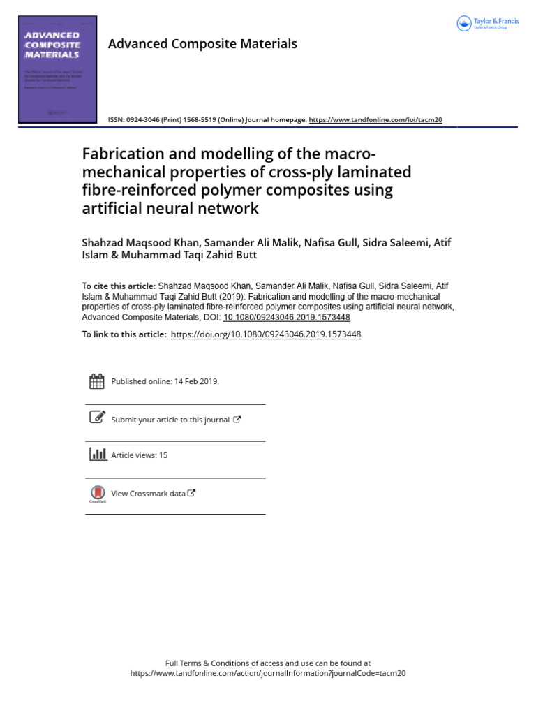 10 1080@09243046 2019 1573448 | PDF | Composite Material | Materials