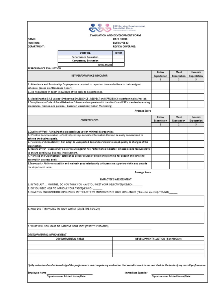 Performance Evaluation 2023 | PDF | Performance Appraisal | Evaluation