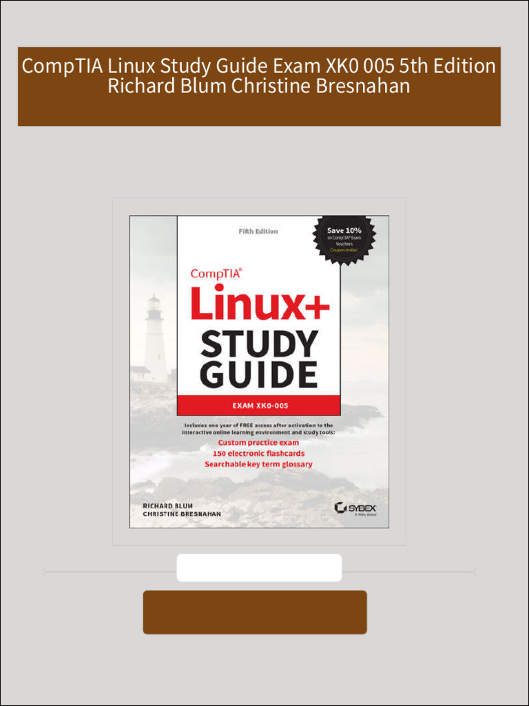 CompTIA Linux Study Guide Exam XK0 005 5th Edition Richard