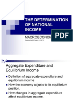 National Income Determination Report