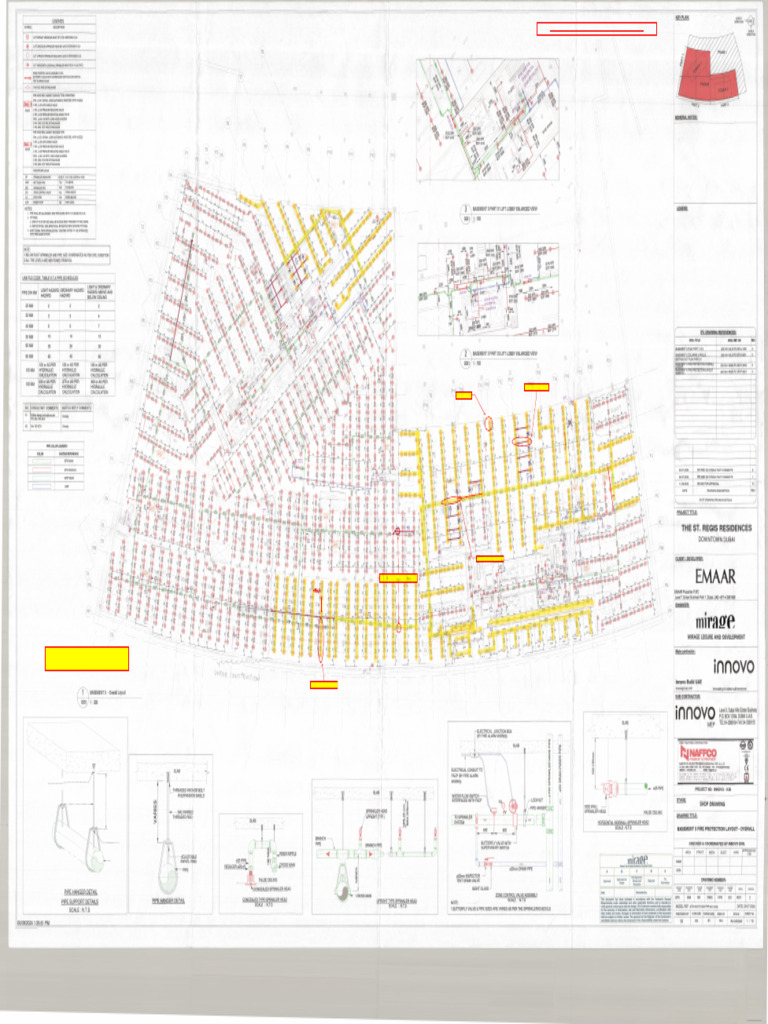 As Built Drawing: Redline Marked Up Drawing For Reference | PDF