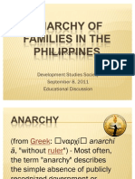 Anarchy of Families in The Philippines