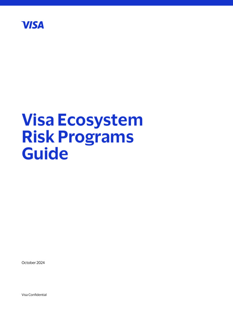 Visa Acceptance Risk Standards Overview | PDF | Payment Card Industry ...
