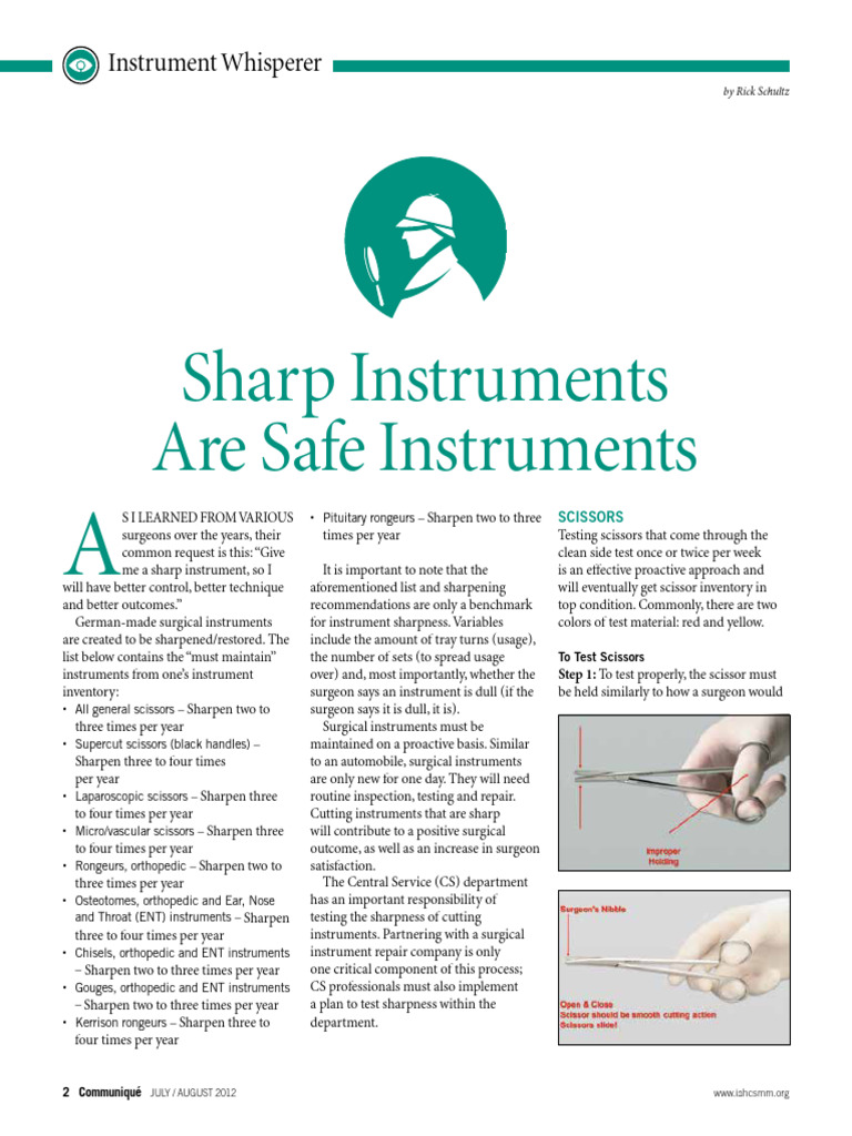 Instrument Whisperer 2017 Jul:Aug | PDF | Surgery