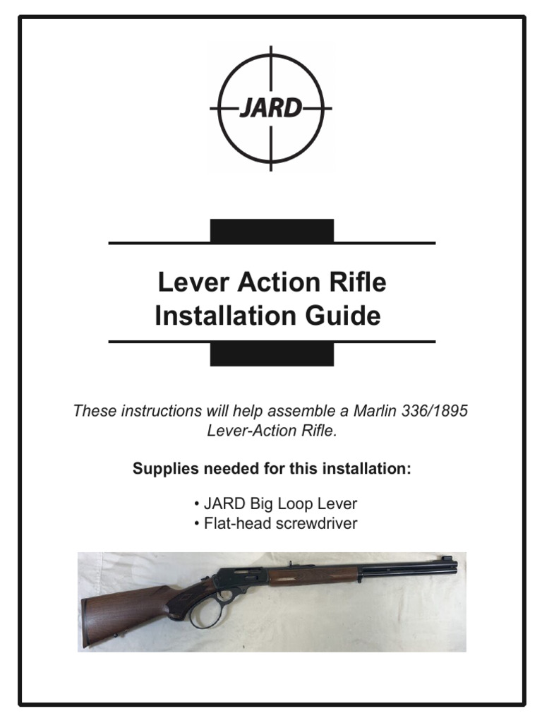 Lever Action Rifle Installation Guide | PDF
