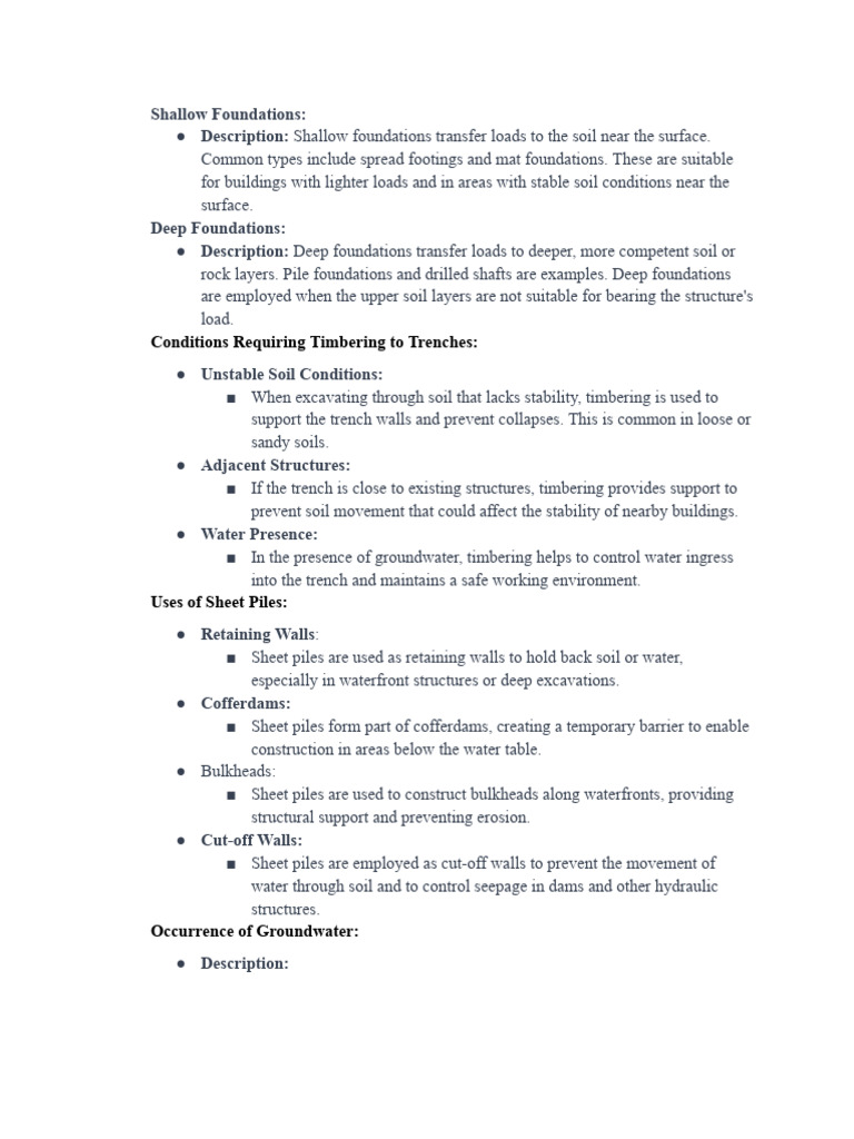 Civil Construction L | PDF | Dam | Deep Foundation