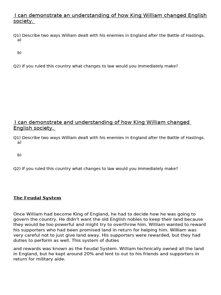 9-The Feudal System | PDF | Knight | Feudalism