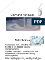 Chapter 8 - Dairy and Non-dairy
