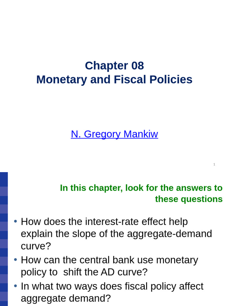 Chapter 8 - Monetary and Fiscal Policies | PDF | Fiscal Policy ...