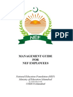Management Guide For NEF Employees