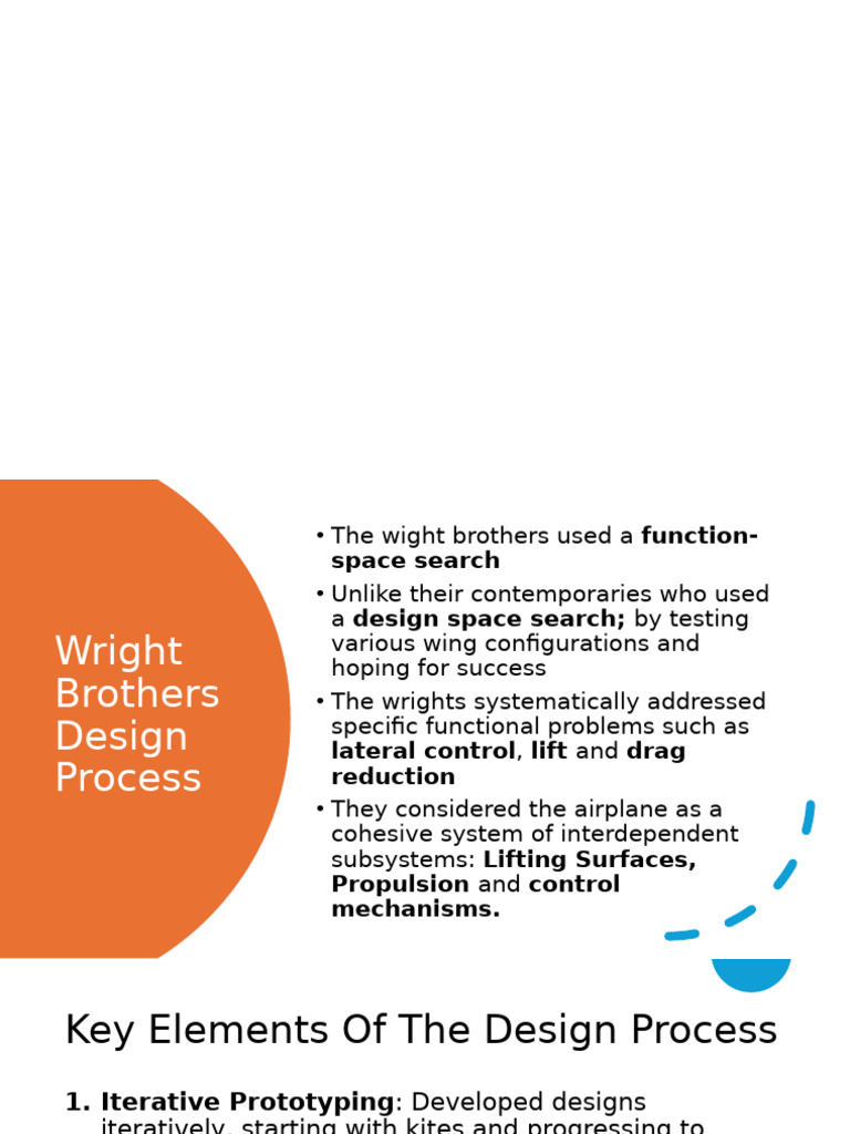 Wright Brothers' Innovative Design Process | PDF | Wright Brothers ...