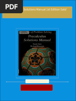 Solutions Manual | PDF